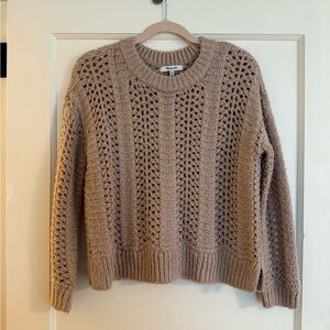 Madewell Women's Beige Knit Sweater